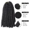 14 inch Kanekalon Haak Hair Extensions ADM Synthetische Dreadlocks Zachte Dread Vlechten voor Halloween-decoratie (30strands / pack)