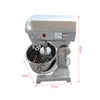 Kök 1250W Stainless Steel Food Mixer Cream Egg Blender Elektrisk tårta Bröddeg Mixer Machine till salu