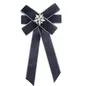 Fashion-Big Bowknot Designer Brosch för Kvinnor Skjorta Krage Slips Lapel Pin för Presentfest Lyx Jewery Fast Shippings119