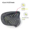 الشمس x زائد 80 واط مجفف الأظافر uv الصمام مسمار مصباح المزدوج الطاقة 42leds ل جل البولندية علاج مصباح مانيكير مجفف الأظافر التوصيل المجاني