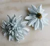 Dahlia chrysanthemum headシミュレーションウールダーリア卸売結婚式装飾花の花rerリングと花森の花輪WY1347