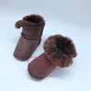 소년과 여자를위한 베이비 부츠 겨울 신발 내 첫 번째 워커 아기 소년을위한 첫 워커 유아 용 단색 부츠 290o