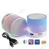 100x LED Portable Mini Bluetooth -högtalare Trådlösa Hands Free -högtalare med TF USB FM MIC LUMINOIN LIGHT SOUNDBAR FÖR IPHONE 6 7 8 X DHL