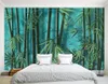 custom photo wallpaper beautiful scenery wallpapers Modern bamboo forest art background wall painting