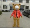 2019 Hot Sale Professional Custom Teddy Bear of Ted Mascot Disfraz de oso Ted para adultos Festival de disfraces de mascot de animales Fantasía