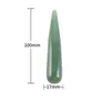 Varita de masaje facial, pluma de acupuntura mineral 100 natural, varita de masaje con piedra de jade, herramienta de piedra gua sha