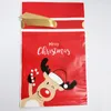 Sacchetto di biscotti per caramelle di Natale Buon Natale Babbo Natale Pupazzo di neve Cellophane Biscotto Fudge Sacchetti regalo di caramelle Sacchetti di biscotti Borsa 50 pz / lotto