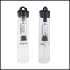 Plastic Tube For 1ml Galss Syringe Luer Lock Packaging Vape Battery Cartridges Packing Clear Tubes