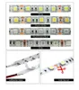 黒いPCB LEDストリップ5050 DC12V防水フレキシブルLEDライトテープ60LED / Mホワイト/暖かい白/赤/緑/青/ RGB LEDストリップライト