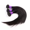 Elibess cheveux raides brésiliens 4 paquets de cheveux non remy couleur noire naturelle gratuite 100 tissage de cheveux humains gratuit dhl