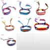 Weaving Bracelets Nepalese National Wind Handicraft Rainbow Lucky Transit Friendship Hand Strap Braided Bracelet 23 Colors Wholesale