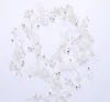 Wedding Headdress Simulated Pearl Hair Accessories for Bride Crystal Crown Floral Elegant Hair Ornaments GB764