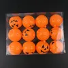 Orange Pumpkin Bucket Halloween Props Table Ornaments Mini Funny Articles Trick Treat Candy Box Case With Cover GGA2600