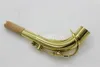 Neue Messing Gold Lack Alto Saxophon Bend Neck Hohe Qualität Saxophon Stecker Musikinstrument Zubehör Kostenloser Versand