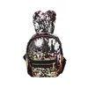 Baby Girls Rabbit ears Backpacks Cartoon Sequin Kids Mini bunny Shoulders bag Boutique fashion travel Purse Handbag 6 colors C5993