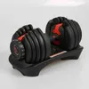 Dumbbell ajustável 5-52.5lbs Workouts Fitness Halteres Pesos Construa seus músculos Ao ar livre Sports Fitness Equipment Zza2230