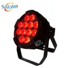 Ny 12x18W 6in1 RGBAW UV IP65 Vattentät batteridriven app WiFi Wireless LED Par Light DJ Stage Lighting Led Uplight255b