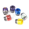 Best Drip Tip 510 Wide Bore SS + Epoxy Resin Colorful Mouthpiece For 510 Thread Smoking Accessories Falcon DHL Free