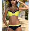 Kadınlar Seksi Bikini 2019 Yeni Push Up Mayo Retro Mayo Retro Bikini Setleri Kadın Mayo Baskı Beachwear Biquini