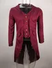 남성 턱시도 재킷 테일 코트 스팀 펑크 고딕 양식의 성능 유니폼 코스프레 파티 옷 삼키기 꼬리 코트 재킷 플러스 사이즈 LJJA2876