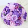 Yapay Yol Kurşun Düğün Çiçek Top Simülasyon Gül İpek Hidrangea Çiçekleri Roman Sütunu Ana Parti Dekarcisi Flore Ball4138739