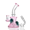 7.1 Inchs Small Bong Hookahs Smoking Waterpipes Thick Glass Oil Rigs Beaker Bongs Water Pipes Dabber With 14mm Banger