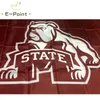 NCAA Mississippi State Bulldogs poliester flaga 3 stopy * 5 stóp (150cm * 90cm) flaga baner dekoracyjny latający dom ogród prezenty na zewnątrz