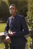 British Groom Style Groomens Stripes Tuxedo Fashion Vest Groom Wear Wedding Vest Design Custom Made Mens Suit Vest