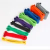 208cm Röd Gym Gummi Resistensband Yoga Elastic Loop Crossfit Pilates Fitness Expander Pull Rope Strength Unisex Exercise Equipmen