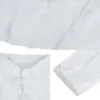 LASPERAL Casual a maniche lunghe in lino maschile Risvolto Camicie da uomo Camicia allentata ad asciugatura rapida 2020 Nuovo Casual Solid Street Beach Uomo T2658