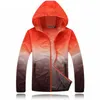 Leichte Outdoor-Kletterjacke mit Farbverlauf, Camping, UV-Schutz, Unisex, winddicht, Reise-Windjacke, Sonnenschutzmantel