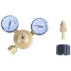 Freeshipping Mini Argon Co2 Gas Bottle Pressure Regulator Mig Tig Welding Flow Meter Gauge W21.8 1/4 Thread 0-20 Mpa