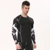 Mens Compression Shirts 3D Teen Wolf Jerseys Long Sleeve T Shirt Fitness Men Lycra MMA Workout T-Shirts Tights Brand Clothing CY200515