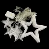 2m Romantisk Fairy Star LED Gardin String Light EU 220V Xmas Garland Light for Wedding Party Holiday Decor