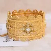 24k bracelets d'or pour femmes Gold Dubaï Bride Zircon Wedding Ethiopian Bracelet Africa Bangle Bijoux arabe Bracelet Zircon295R7897447