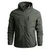 Veste Bomber tactique imperméable pour hommes, manteaux à capuche pour Sports de plein air, veste à séchage rapide, manteau léger 5XL
