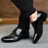 Men Dress Shoes Plus Size 38-48 Men Business Flat Shoes Black Brown Breathable Low Top Formal Office