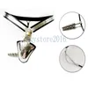 Stainless Steel Male Chastity Belt Device With Defecation Hole Lock Cage A875