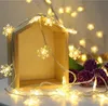 Schneeflockenschnüre, Weihnachtslichterketten, LED-Laterne, Batteriekasten, Lichterketten, Neujahr, Frühlingsfest, Weihnachtsbaum, Feiertagsdekoration, S