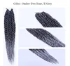 12 brinsPack Extensions de cheveux de tresses synthétiques de différentes couleurs 12 pouces 80gPack ou 22 pouces 85gPack Kanekalon fibre résistante à la chaleur7055999