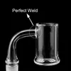 Evan Shore Banger 3mm thick bottom 10mm 14mm 18mm Male Female Beveled Edge Quartz Nails Bucket For Dab Rig Water Bong