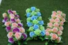 Wedding road leading flowers arch flower row flower wedding garden pavilion square pavilion happiness pavilion decoration silk flower