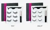 False Eyelashes Magnetic Eyeliner Eyelash Suit 3Paris Lashes Fluid Eyelash With Special Tweezer Tools Makeup3690898