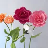 Rosa gigante PE Grande fiore in schiuma Rosa Fiori artificiali Decorazione di nozze Sfondo Display Fiori finti Conduttori stradali Decorazione della festa Casa