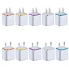 5V 2.1+1A Dual USB AC Travel US Wall Charger EU US Plug Dual Charger For Samsung Galaxy HTC Smart Phone Adapter