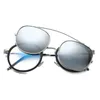 montature per occhiali da vista con clip donna uomo marca montature per occhiali designer brand eyeglasses frame lenti trasparenti montatura per occhiali oculo335a
