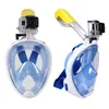 Masque de plongée sous-marquée Masque de plongée Snorkel Ensemble de natation Scuba Mergulho Full Faune Snorkeling Masque anti-brouillard pour caméra GoPro