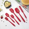 Silicone Spatula Set Non-Stick Rubber Baking Spatula Set with Stainless Steel Core Heat-Resistant Spatula Kitchen Utensils Set for Cooking