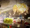 Magico bellissimo matrimonio mentale in oro bianco con decorazioni per sala da appendere per matrimoni decorazioni per sala da matrimonio ad alto pilastro per decorazioni per eventi515