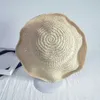 Лето Hoilday Floppy Strail Hat Женщины Ladies Wide Brim Hats пляж складная соломенная шляпа Sun Sun Gift7562606